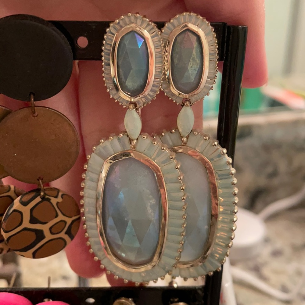 Kendra Scott Kaki Amazonite Earring Luxe